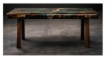 Gilded Vein Epoxy Resin Dining Table - Image 2