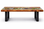 Bloom River Epoxy Resin Dining Table - Image 5