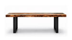 Molten River Epoxy Resin Dining Table - Image 5