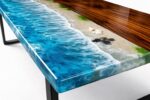 Crystal Tide Epoxy Resin Dining Table - Image 5