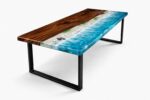 Crystal Tide Epoxy Resin Dining Table - Image 3